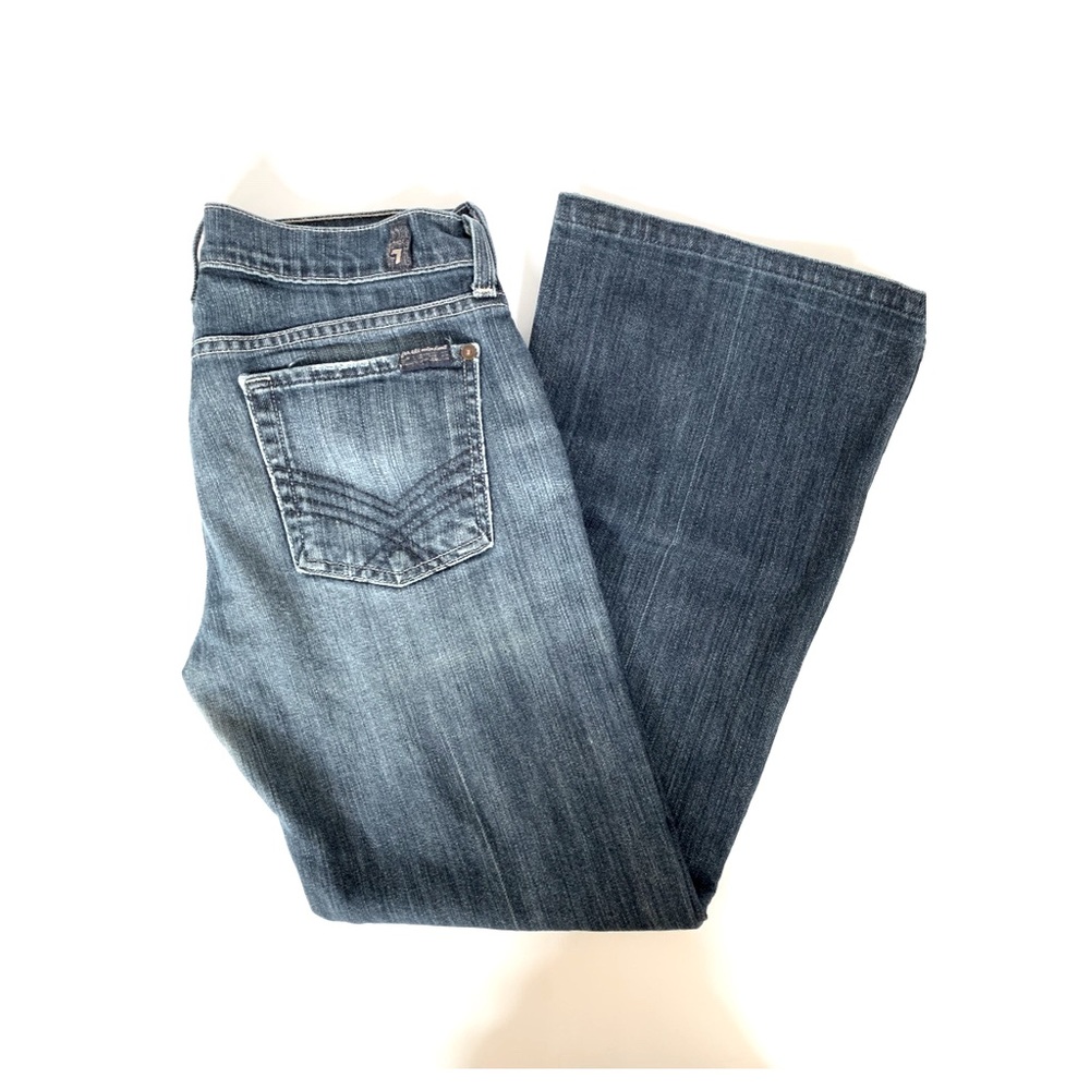 7 for all mankind wide leg jeans size 28